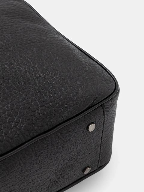 Weekend Max Mara torebka skórzana PALOS kolor czarny 2525516085600