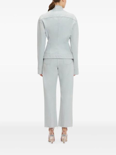 Victoria Beckham Sculptural denim jacket - Blue