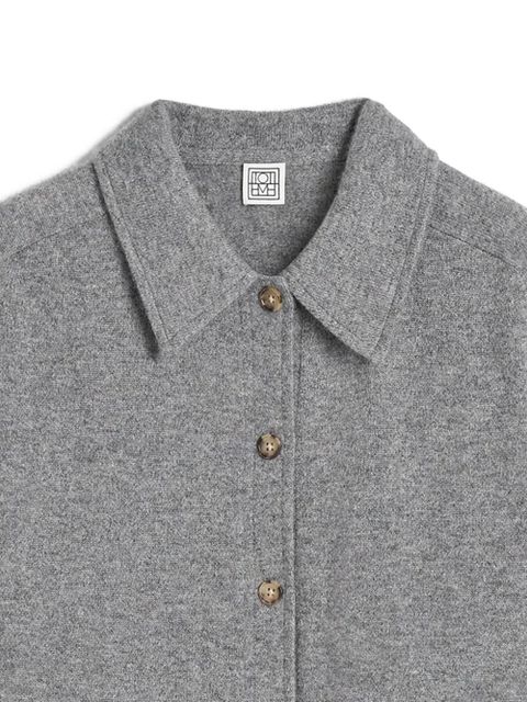 TOTEME cashmere buttoned cardigan - Grey