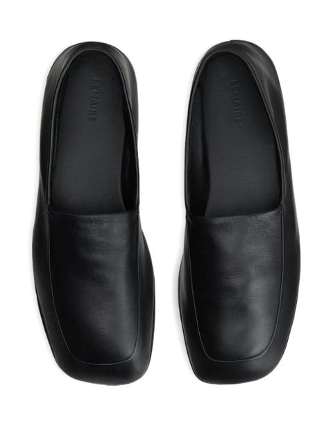 LEMAIRE slip-on square-toe loafers - Black