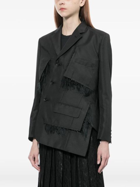 Comme Des Garçons asymmetric blazer - Black