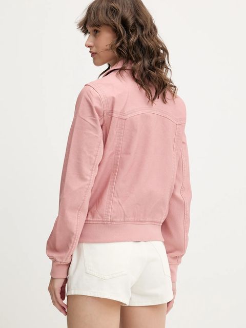 Desigual kurtka COLORADO kolor różowy przejściowa 25SWEW47 - zdjęcie produktu nr 2