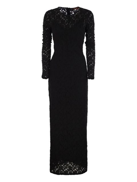 Max Mara long-sleeve lace maxi dress - Black - zdjęcie produktu nr 1