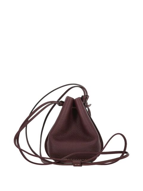 Tod's drawstring leather bucket bag - Brown - zdjęcie produktu nr 2