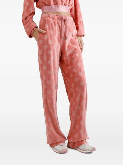 Dolce & Gabbana DNA logo-jacquard track pants - Pink