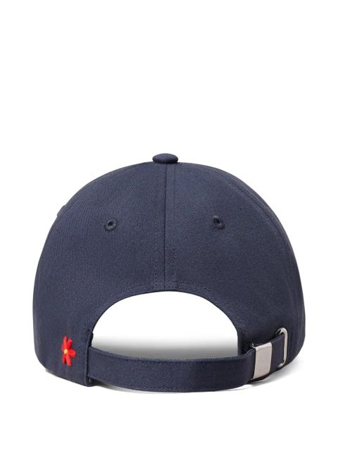 Tory Burch logo-patch baseball cap - Blue - zdjęcie produktu nr 2