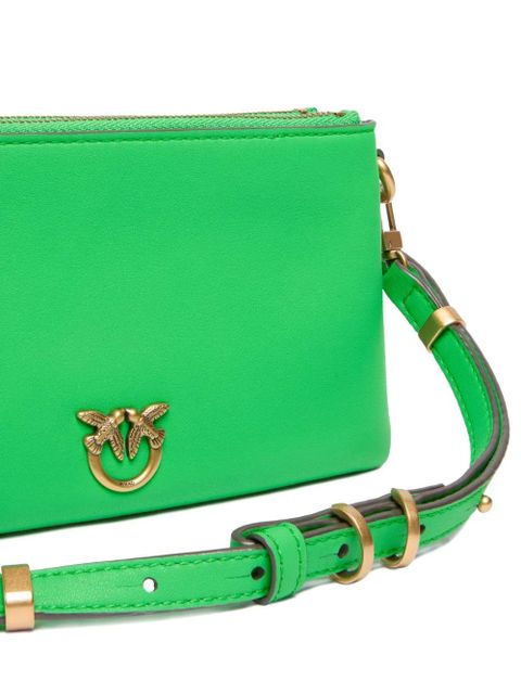 PINKO Love Birds zip-top cross body bag - Green - zdjęcie produktu nr 2