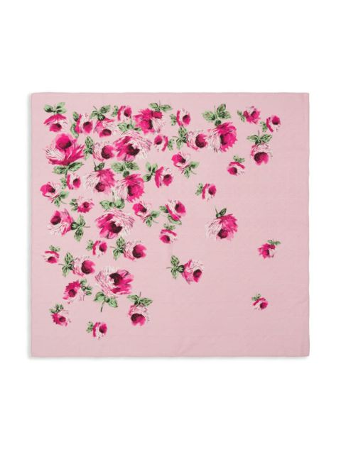 Prada crepe-de-chine jacquard scarf - Pink - zdjęcie produktu nr 2