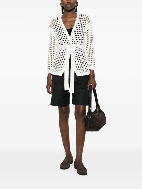 Max Mara Mxpgelo openwork cardigan - White - zdjęcie produktu nr 2