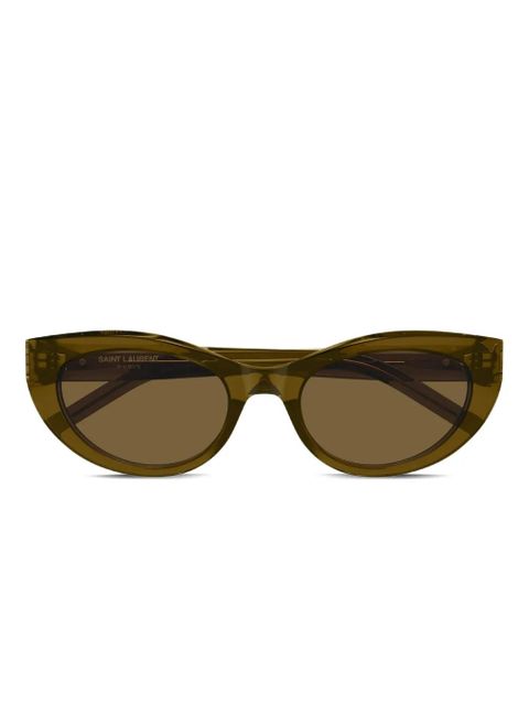 Saint Laurent Eyewear cat-eye sunglasses - Brown - zdjęcie produktu nr 1