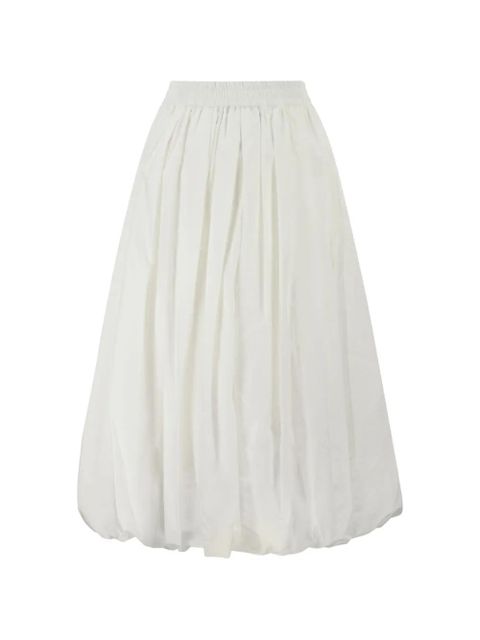 Weekend Max Mara elasticated-waist flared skirt - White - zdjęcie produktu nr 2