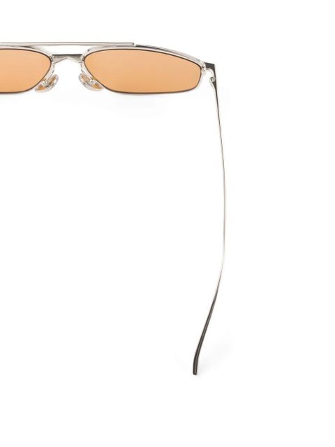 Prada Eyewear metal frame sunglasses - Silver