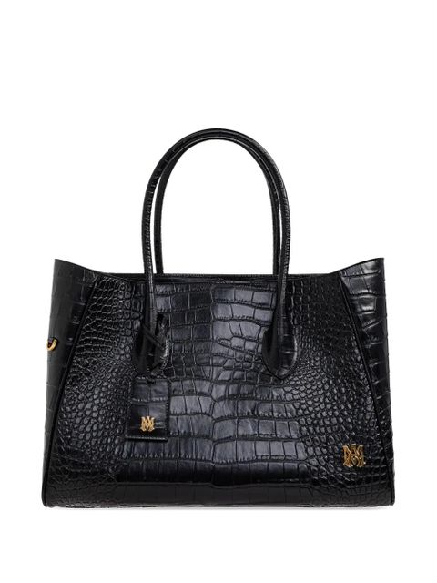 AMIRI crocodile-effect tote bag - Black - zdjęcie produktu nr 1