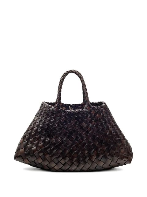 DRAGON DIFFUSION small Santa Croce tote bag - Brown - zdjęcie produktu nr 1