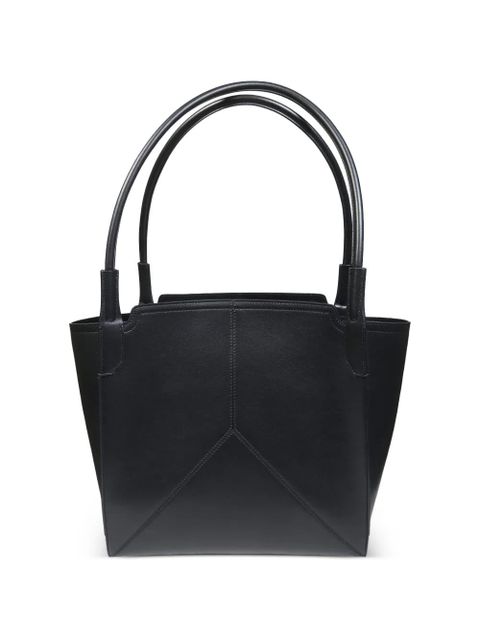 Victoria Beckham topstitched leather tote bag - Black - zdjęcie produktu nr 2