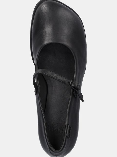 Camper czółenka skórzane Kora kolor czarny na słupku K201799-001