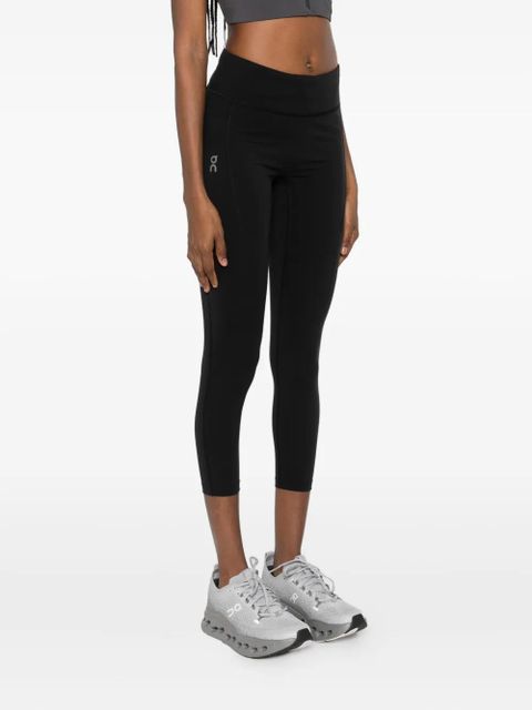 On Running logo-print performance leggings - Black - zdjęcie produktu nr 2