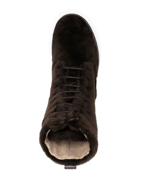 Tod's WG lace-up ankle boots - Brown