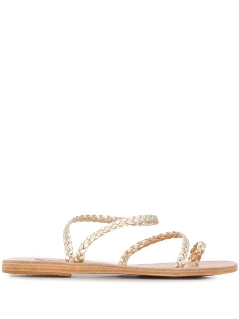 Ancient Greek Sandals Eleftheria braided sandals - Gold - zdjęcie produktu nr 1
