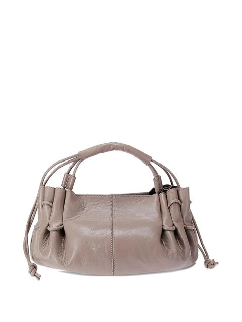 Hereu mini Arta braided-handle lambskin tote bag - Neutrals - zdjęcie produktu nr 2