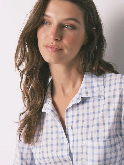 women'secret piżama bawełniana damska kolor niebieski bawełniana 3132158