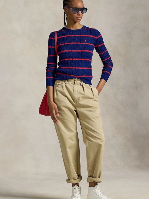 Polo Ralph Lauren sweter bawełniany damski kolor niebieski lekki 211972119 - zdjęcie produktu nr 2