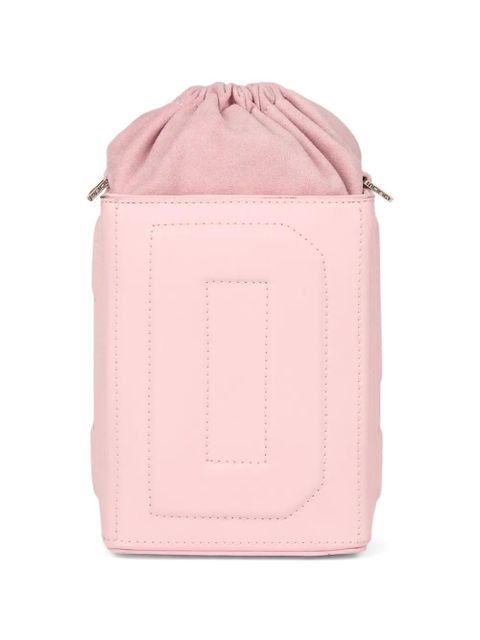 GCDS logo-embossed bucket bag - Pink - zdjęcie produktu nr 2