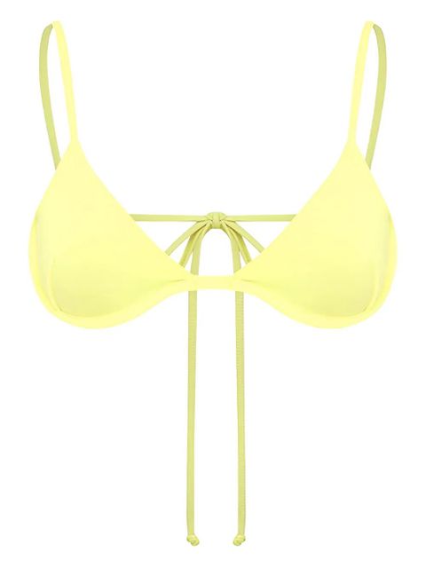 Bond-eye Isla triangle balconette bikini top - Yellow - zdjęcie produktu nr 2