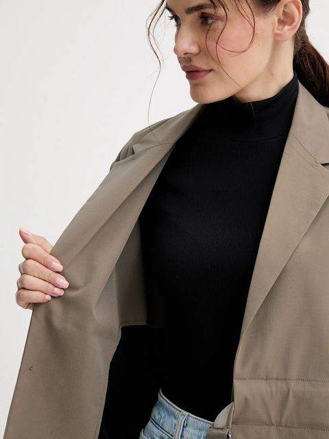 G-Star marynarka kolor zielony jednorzędowa gładka D26946.D909