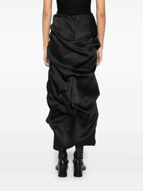 KHAITE Olula skirt - Black