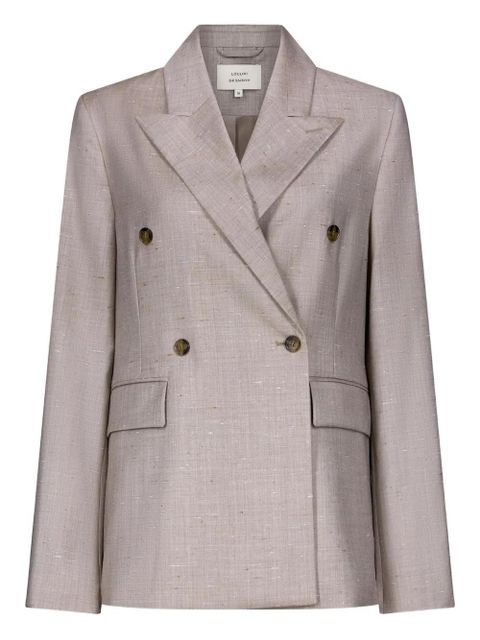 LouLou de Saison Norma double-breasted peak-lapel blazer - Neutrals - zdjęcie produktu nr 1