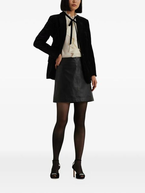 Lauren Ralph Lauren ruffled-neck blouse - Neutrals - zdjęcie produktu nr 2