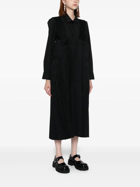 Comme Des Garçons pleated dress - Black