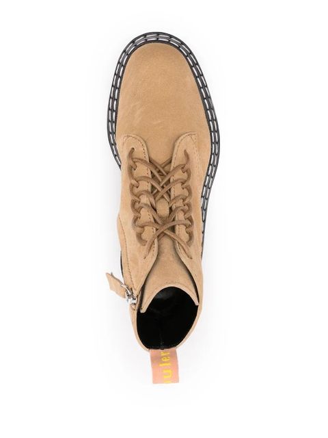 Proenza Schouler lug-sole combat boots - Neutrals