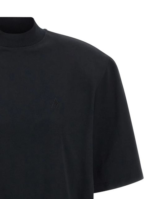 The Attico mock-neck T-shirt - Black