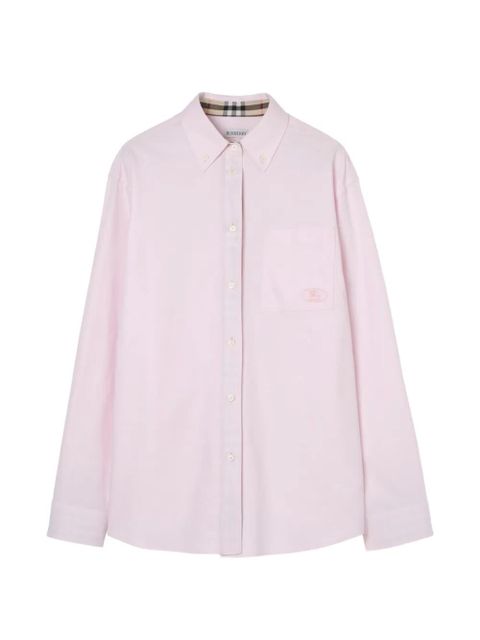 Burberry relaxed fit cotton Oxford shirt - Pink - zdjęcie produktu nr 1
