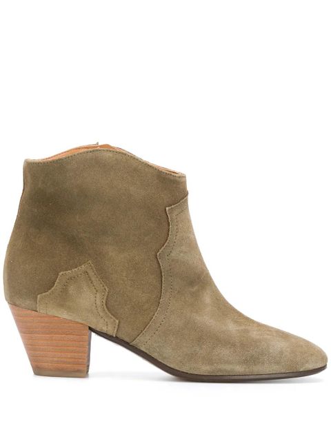 ISABEL MARANT Dicker ankle boots - Green - zdjęcie produktu nr 1