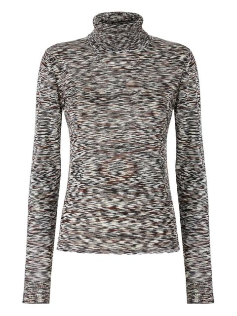 Missoni roll-neck knit sweater - Black - zdjęcie produktu nr 1