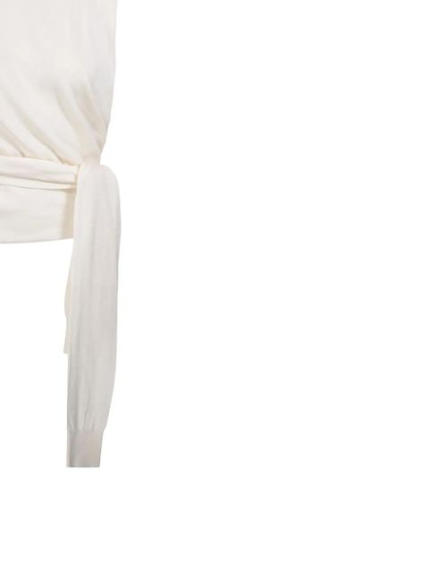 Róhe wrap-around cut-out top - Neutrals