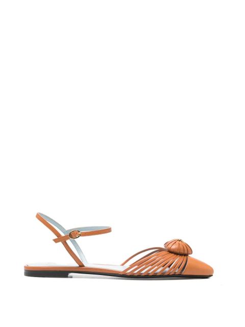 Valentino Garavani heart-detail strap sandals - Brown - zdjęcie produktu nr 1