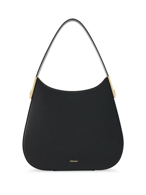 Ferragamo medium Ferragamo hobo bag - Black - zdjęcie produktu nr 1
