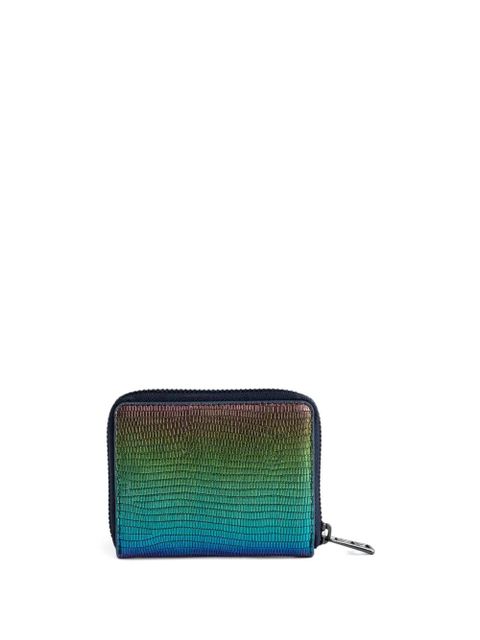 Zadig&Voltaire mini ZV iridescent-effect wallet - Pink