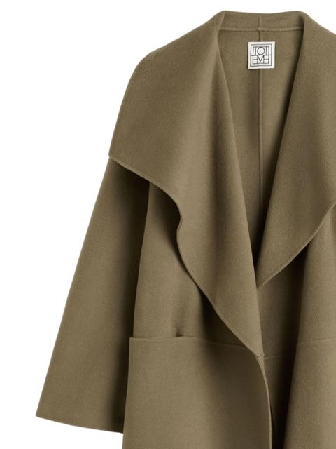 TOTEME wide-lapel pocket coat - Brown - zdjęcie produktu nr 2