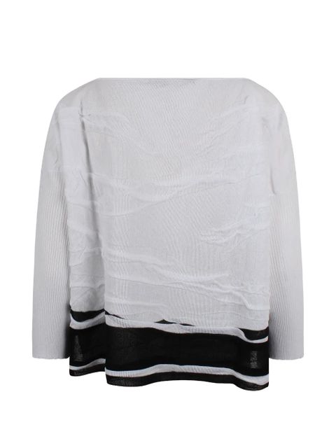 ROTATE BIRGER CHRISTENSEN boat-neck sweater - White - zdjęcie produktu nr 2