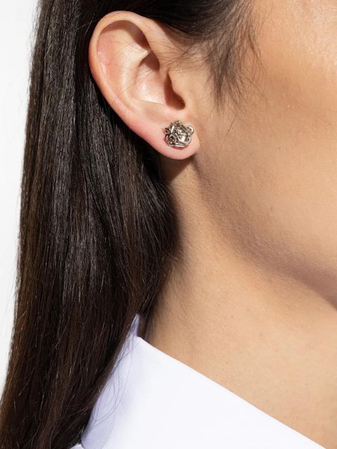 Jil Sander The coolest chain knot earrings - Silver - zdjęcie produktu nr 2