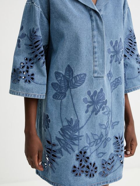 MUNTHE sukienka jeansowa BELLAR