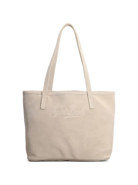 MC2 Saint Barth City logo-debossed suede tote bag - Neutrals - zdjęcie produktu nr 1