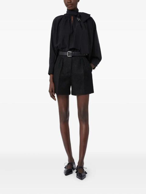 Max Mara Avena pleated shorts - Black