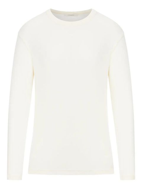 LEMAIRE long-sleeve cotton top - Neutrals - zdjęcie produktu nr 1
