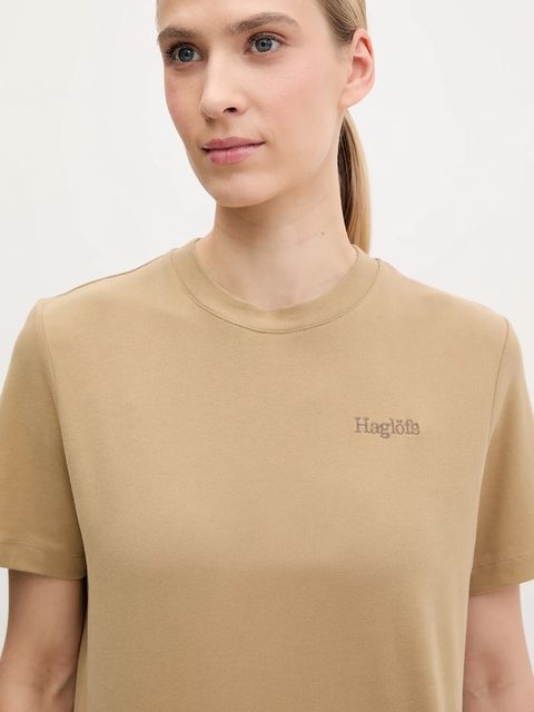 Haglöfs t-shirt damski kolor beżowy 607665